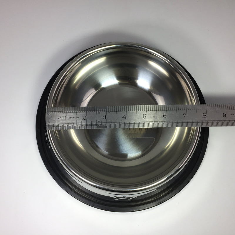 [Australia] - FixtureDisplays Set of 5 32-oz Dog/Cat Bowl Stainless Steel Dog Pet Food or Water Bowl Dish 12196 12196 