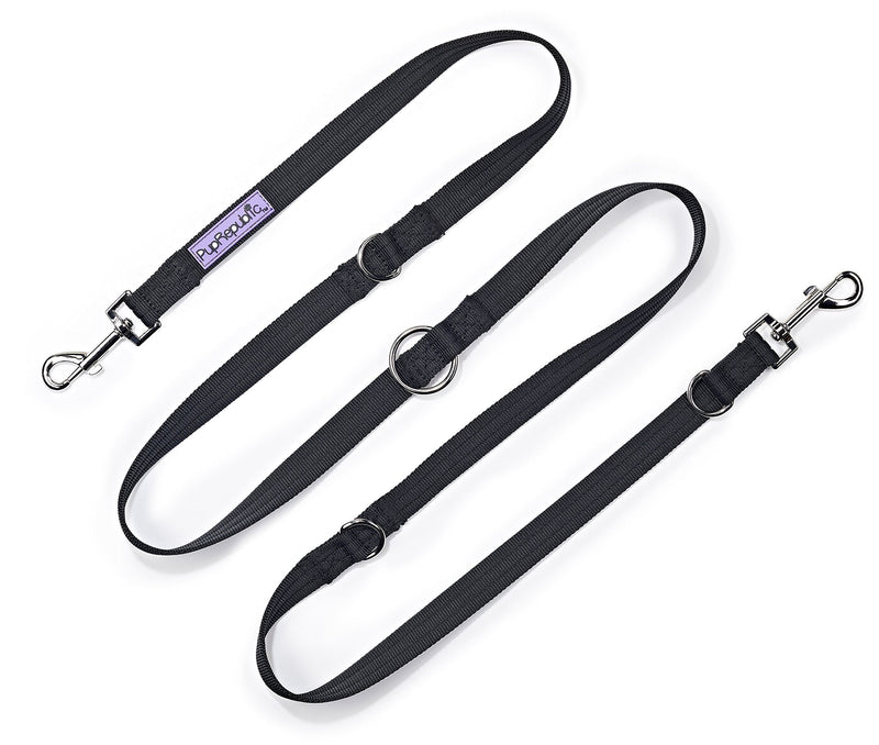 PupRepublic Multifunction Double Ended Lead for Dogs - For Training, Close Control and Walking Two Dogs - PawsPlanet Australia