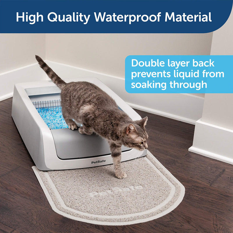 PetSafe Anti-Tracking Litter Mat, Compatible with All Cat Litter Boxes, Gray Mesh, Easy to Clean, Non-Slip Material, 3 Sizes Available - Small, Medium, Large - PawsPlanet Australia