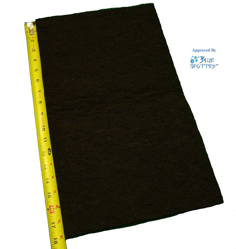 [Australia] - Professional Super Activated Carbon Pad, 18 Inch by 10 Inch, Options of Nitrate, Ammonia, Phosphate Remover Pads, and Dual Bonded Pads for Fresh Water & Saltwater Aquariums, Terrariums & Hydroponics! 1 Pad 