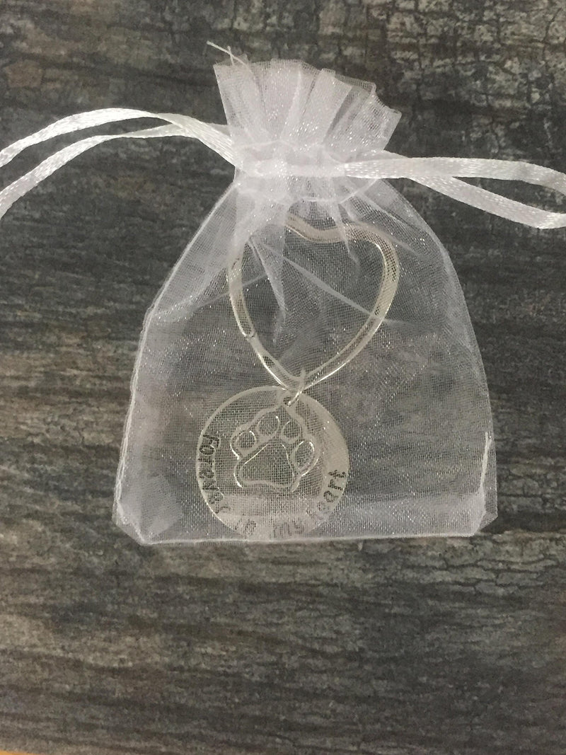 [Australia] - Infinity Collection Pet Memorial Jewelry, Forever in My Heart Paw Charm Keychain - Paw Print Jewelry- Dog, Cat Lovers Keychain, Gift for Pet Owners 