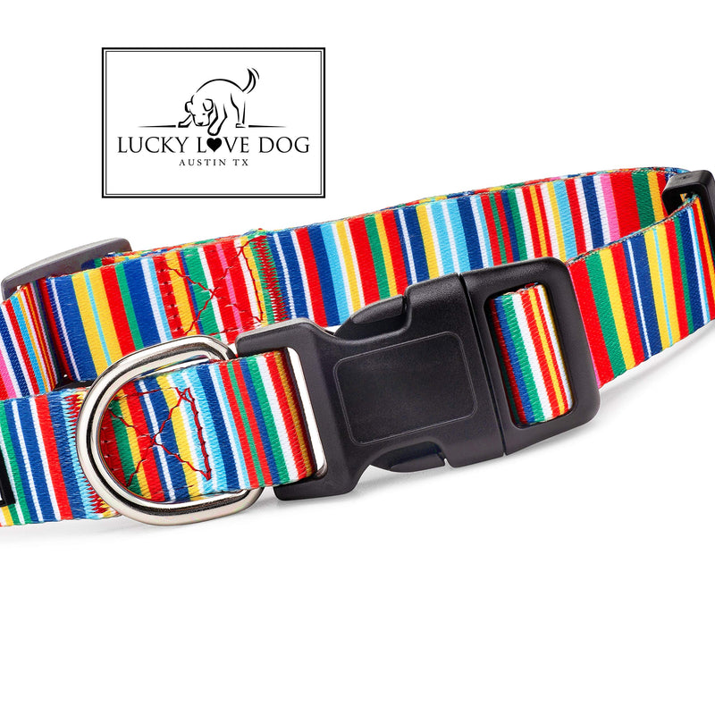 [Australia] - Lucky Love Dog Dog Collar, Leash Set Small, Medium, Large, Premium, Cute and Adjustable Collars for Male and Female Dogs XS Hippie Collar/Leash Combo 