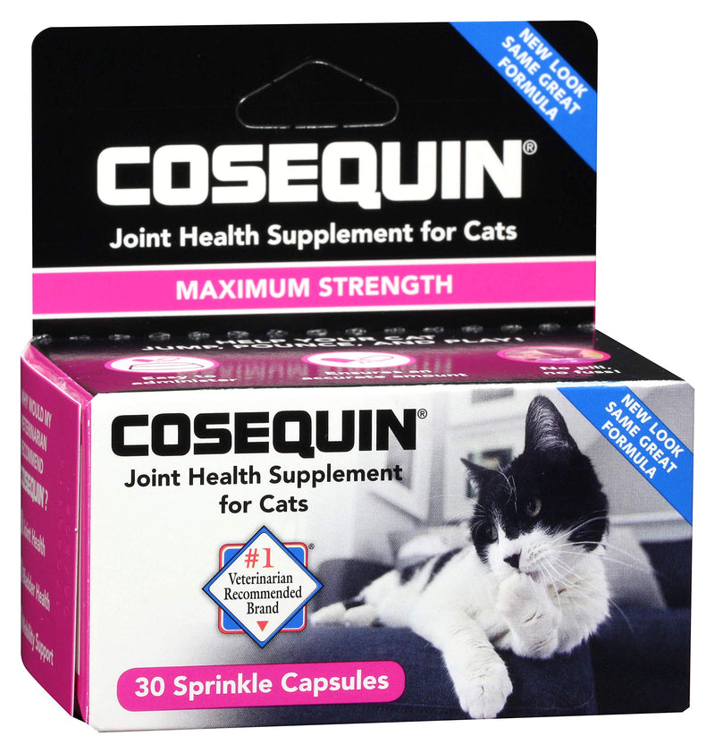 Nutramax Cosequin Joint Health Supplement for Cats - With Glucosamine and Chondroitin, 30 Capsules - PawsPlanet Australia