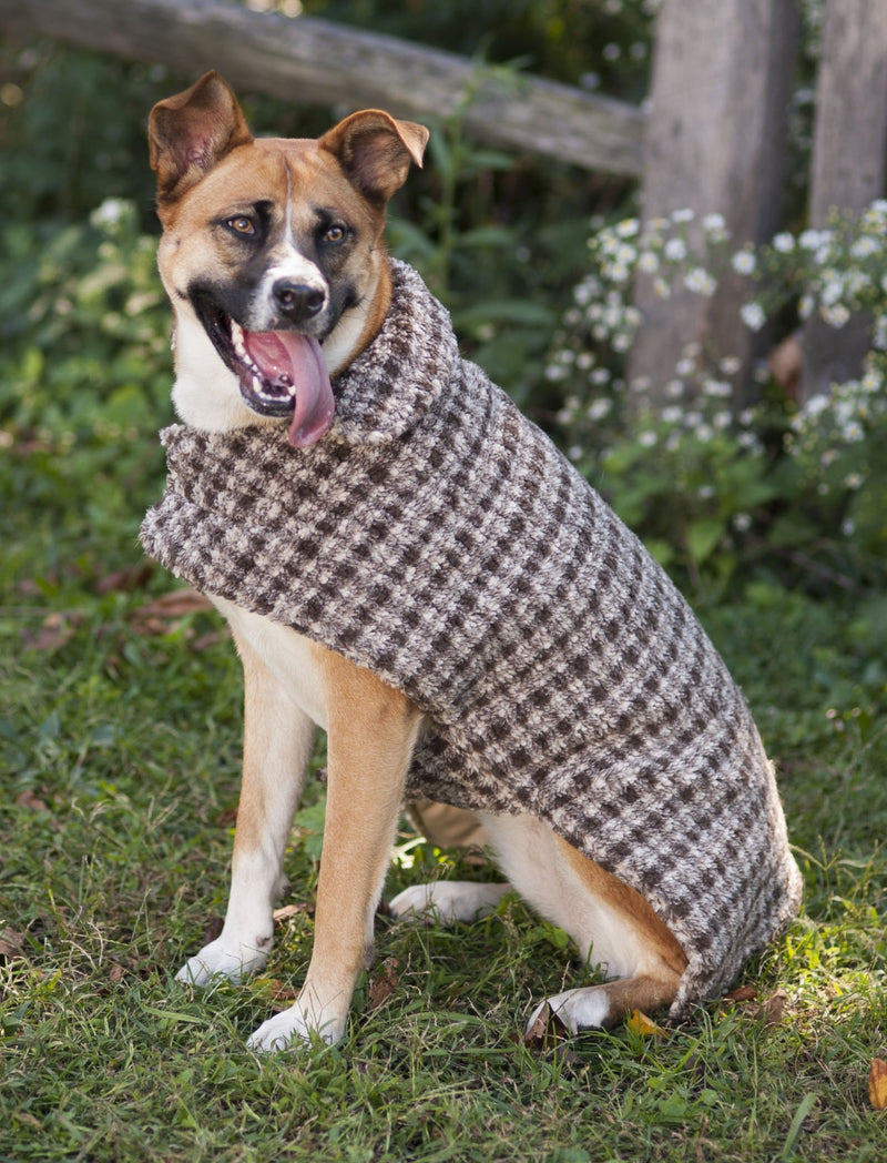 [Australia] - Fashion Pet Reversible Waterproof Barn Dog Coat, Taupe Large 