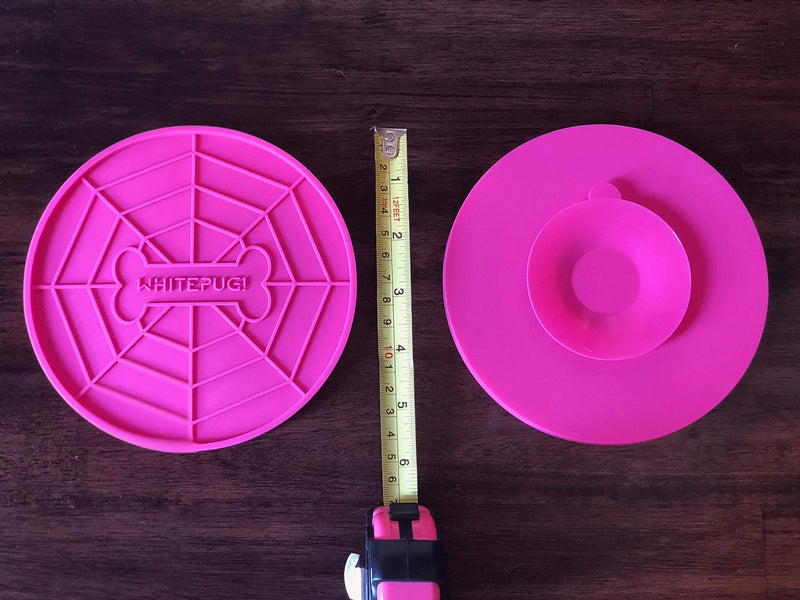 [Australia] - WHITEPUG! 'Licking Suction PAD for Dogs' Upgraded (Pink) 