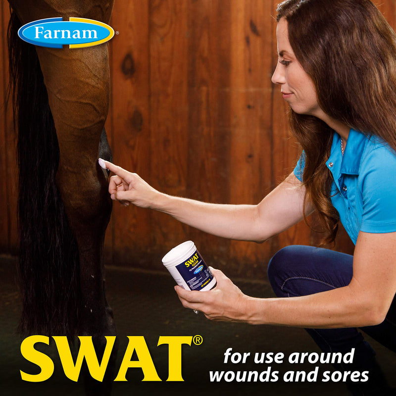 Farnam SWAT Fly Repellent Ointment | for Horses and Dogs | 7 oz | Pink - PawsPlanet Australia