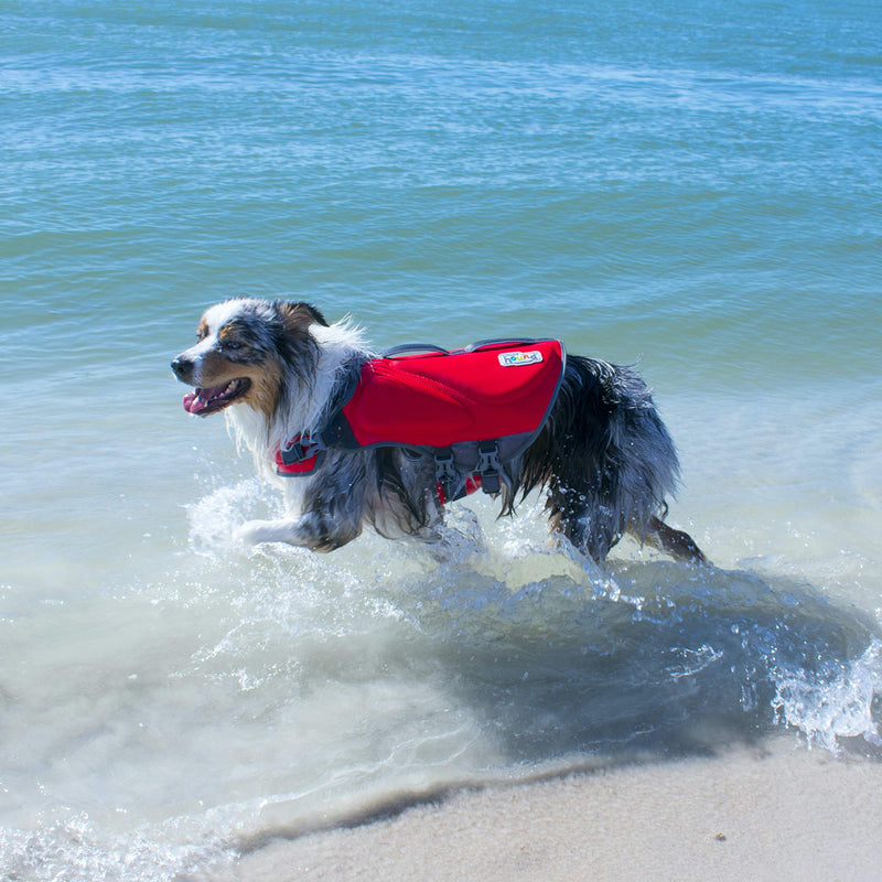 Outward Hound Dawson Dog Life Jacket, Large, Red L - PawsPlanet Australia