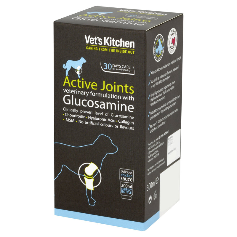 Vet's Kitchen - Healthy Joint Supplement - Gravy with Glucosamine - Advanced Nutrition for your Adult Dog - 300ml, clear Healthy Joints - PawsPlanet Australia