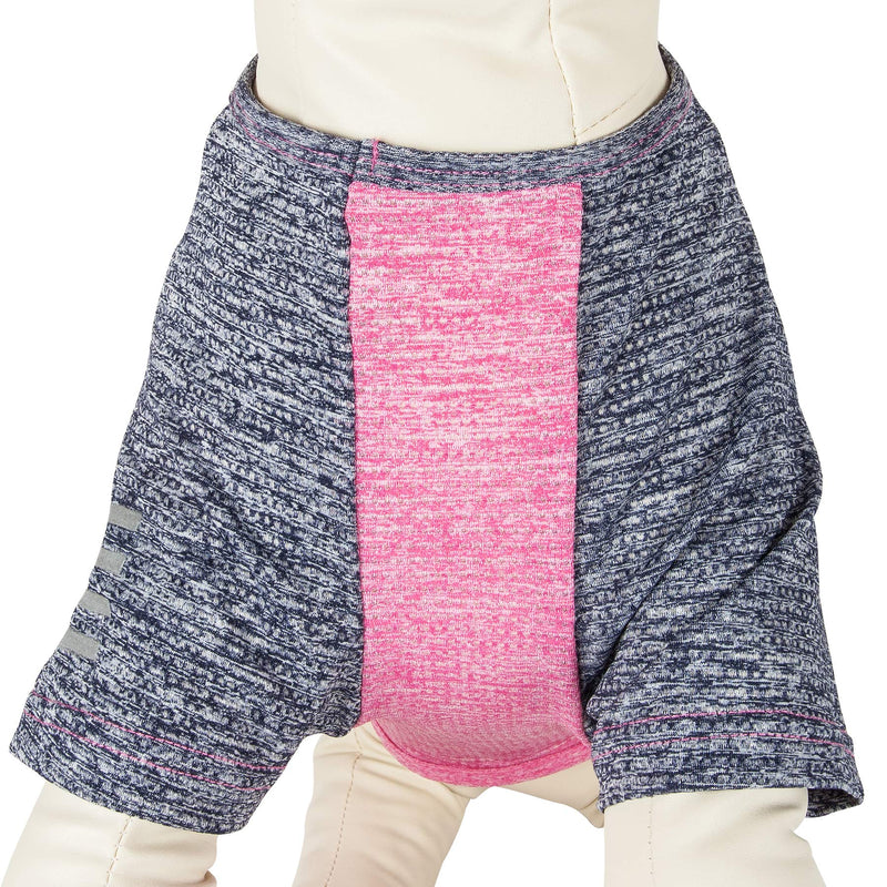 [Australia] - Pet Life Active 'Hybreed' 4-Way Stretch Two-Toned Performance Dog T-Shirt Medium Pink 