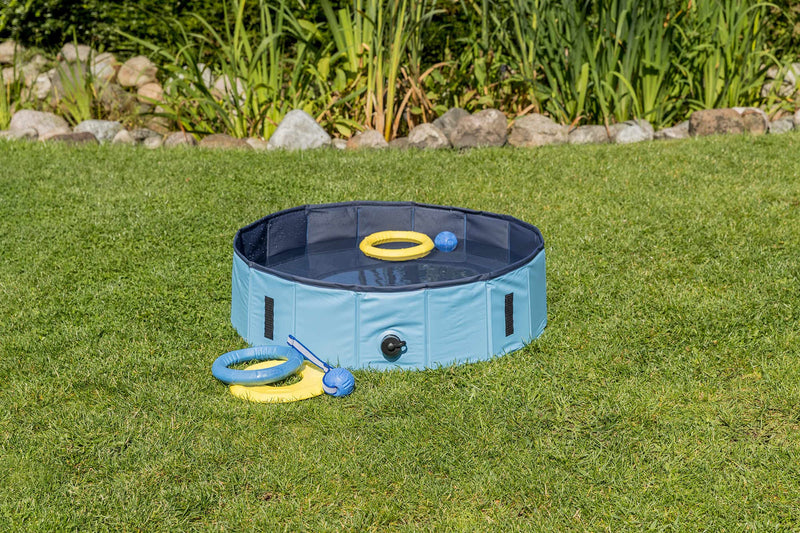 Trixie Pool for Dog, 30 x 120 Diameter, Light Blue - PawsPlanet Australia