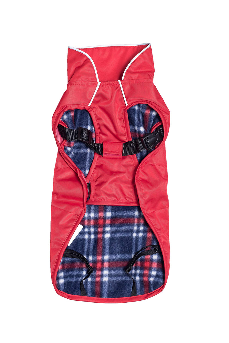 CHIARA Chester Dog Raincoat, Red, 2X-Large XXL - PawsPlanet Australia