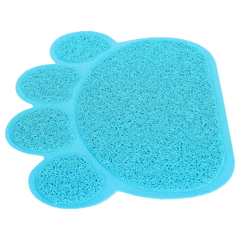 Cat Litter Tray Mat Pet Puppy Dog Cat Litter Mat Non-Slip Pet Litter Mat for Cats and Dogs blue - PawsPlanet Australia