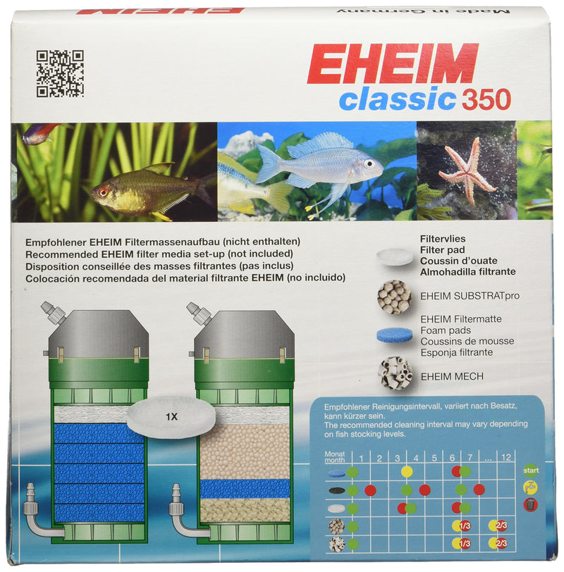 [Australia] - EHEIM Fine Filter Pad (White) for Classic External Filter 2215 (3 Pieces) 
