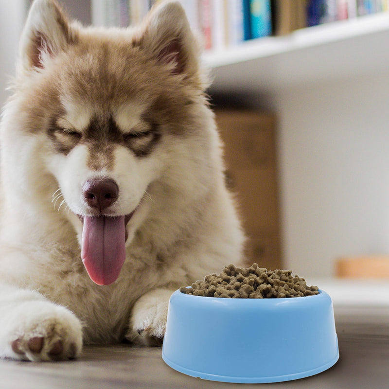 Forest Guys Dog Bowls Cat Bowls Plastic Bowls Blue 4-Pack - PawsPlanet Australia