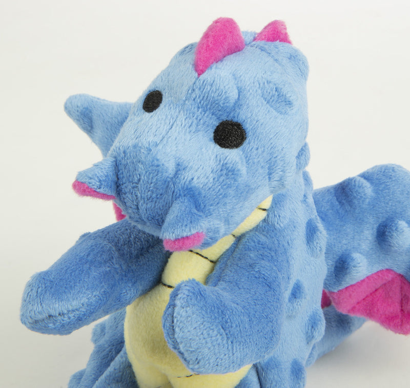 [Australia] - goDog Periwinkle Dragons Dog Toy Small Perwinkle 