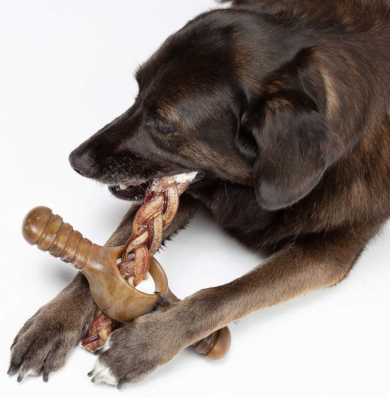 [Australia] - Benebone Real Bacon Durable Interactive Pawplexer Dog Chew Toy for Aggressive Chewers, Made in USA Medium 