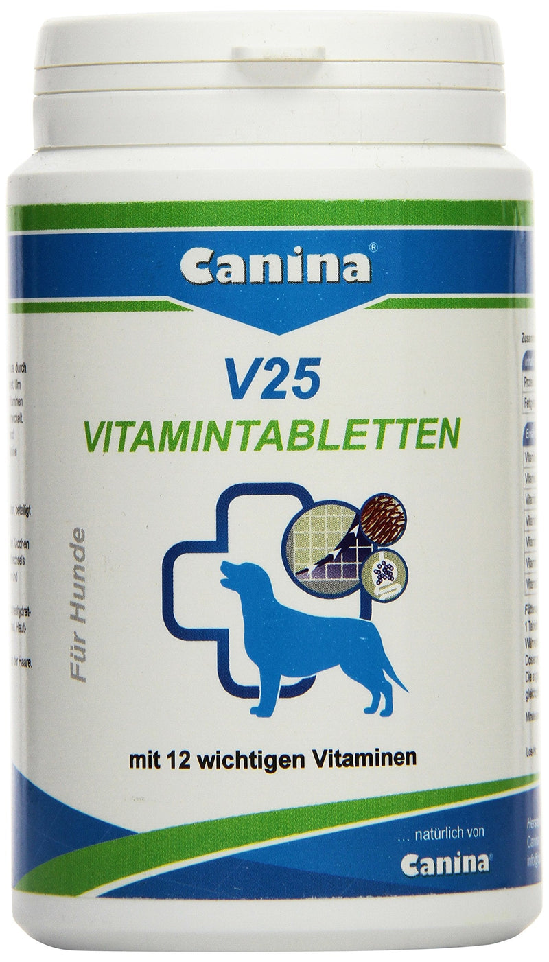 Canina V25 vitamin tablets, pack of 1 (1 x 0.2 kg) 11011 7 beige 200 g protein - PawsPlanet Australia