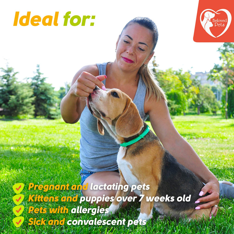 Flea and Tick Collar for Dogs and Cats - Natural Flea Treatment for Pets Kittens Puppies - Flea Prevention Up to 6 Months -Non-Allergic Repellent - Immediate Flea Control - PawsPlanet Australia
