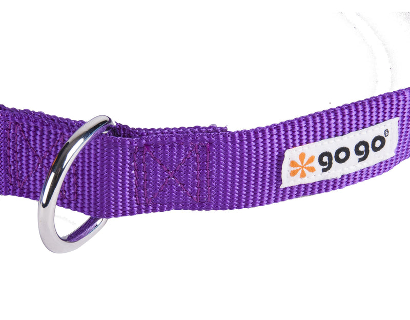 [Australia] - GoGo Pet Products GoGo Comfy Nylon 3/4-Inch X 14” inch – 20” inch Adjustable Pet Collar, Medium Purple 