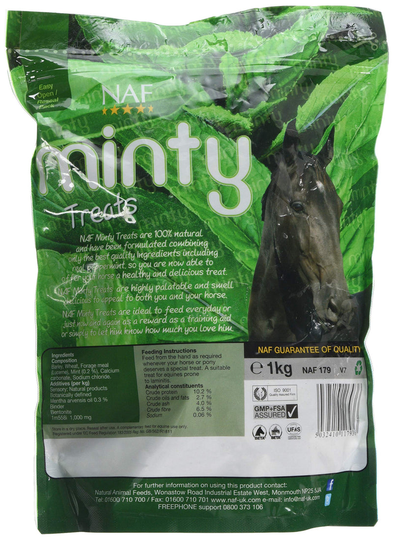 NAF Minty Treats Clear 1 kg (Pack of 1) - PawsPlanet Australia