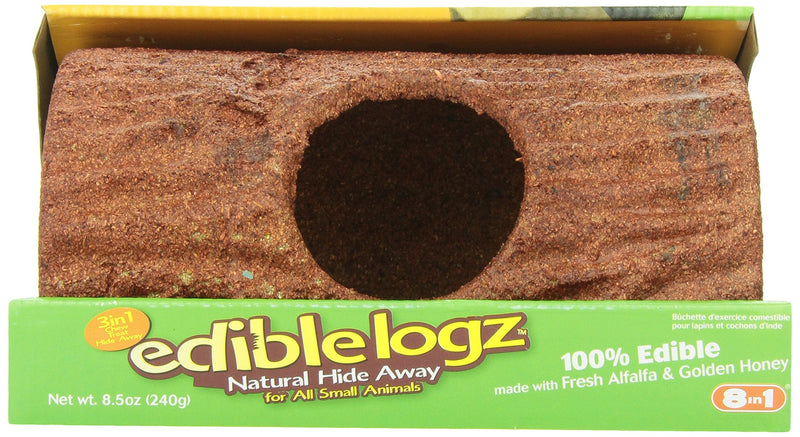 United Pet Group P-E12205 Bird Chewable Log Hideout, Large - PawsPlanet Australia