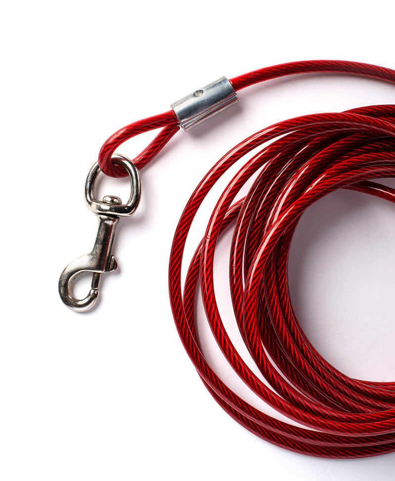 [Australia] - Prevue Pet Products 2124 Medium-Duty 50' Tie-Out Cable Trolley Set 