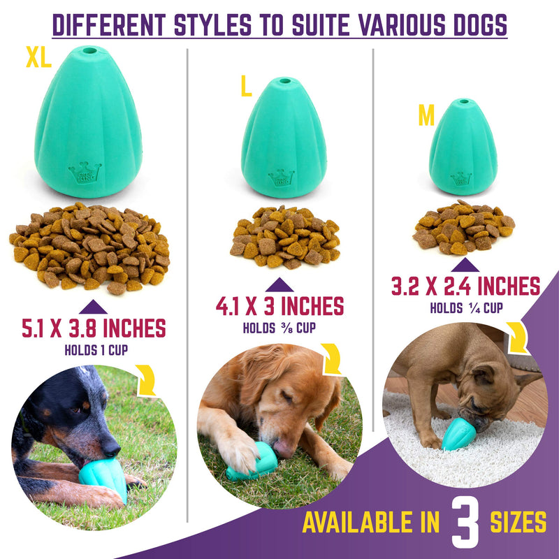 Chew King Premium Treat Dog Toy, Extremely Durable Natural Rubber Toy, Filler Toy, Pack of 2 Large - 2 pack - PawsPlanet Australia