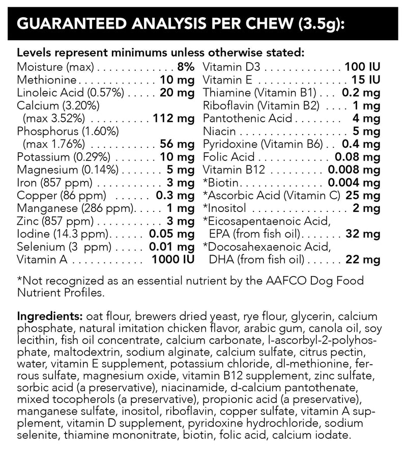 VetriScience Canine Plus MultiVitamin for Dogs - Vet Recommended Vitamin Supplement - Supports Mood, Skin, Coat, Liver Function 30 Chews - PawsPlanet Australia