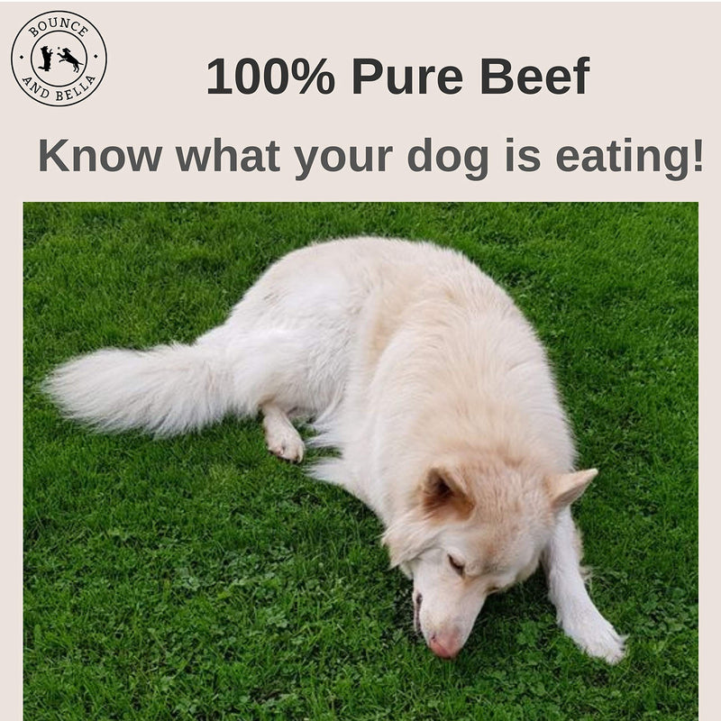 Bounce and Bella Pure Beef Nibbles – Just One Ingredient - Ideal as Puppy Training Treats from 8 Weeks – Natural Grain Free Dog Treats with No Nasties 100g 100 g (Pack of 1) - PawsPlanet Australia
