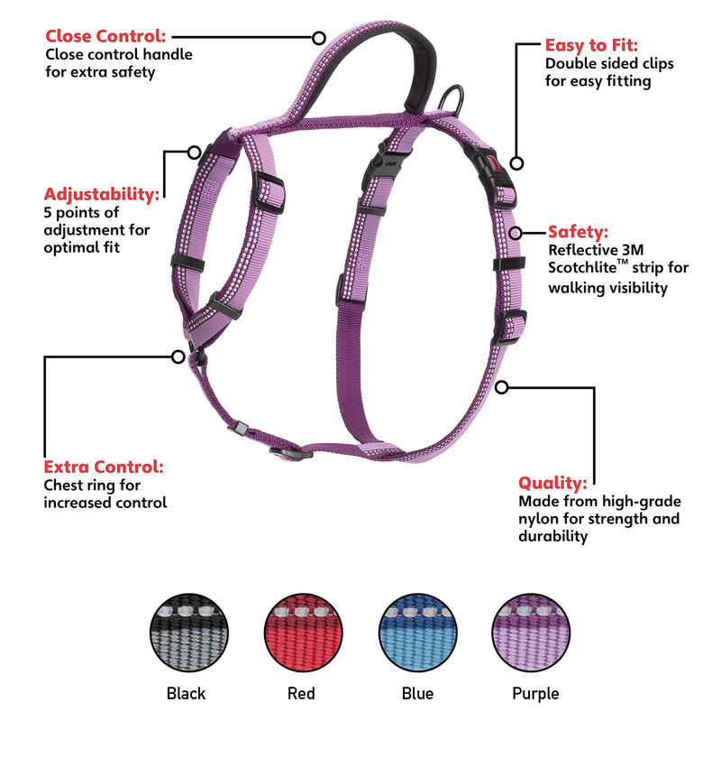 [Australia] - The Company of Animals - Halti Walking Harness Medium Purple 