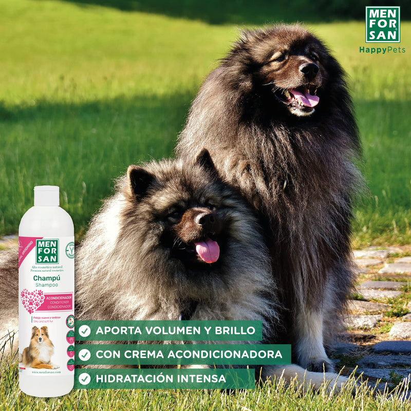 MENFORSAN dog shampoo conditioner 1 liter - pack of 2 - PawsPlanet Australia