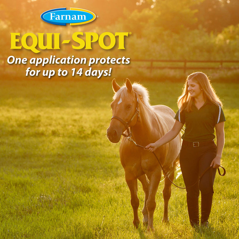 Farnam Equi-Spot Spot On Protection for Horses, 12-Week Supply with 6 Applications 12 week supply - PawsPlanet Australia
