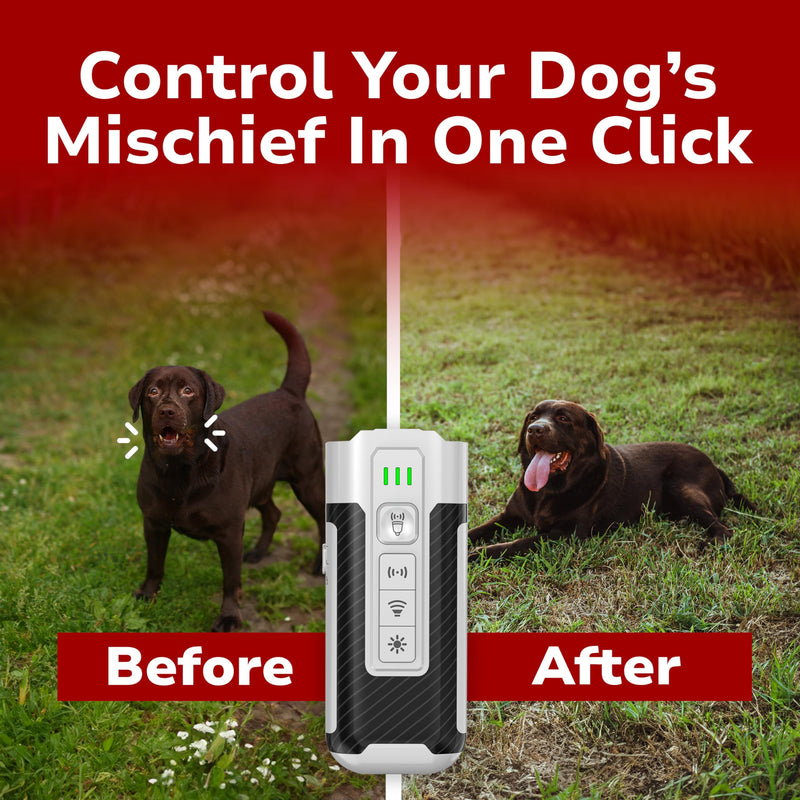 Barks No More Dog Training Device - Ultrasonic Bark Stopper - Indoor Anti Barking Device for Dogs - BarxBuddy Control Device - Effective Dog Bark Deterrent Devices - PawsPlanet Australia