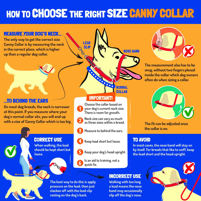 Canny Collar - The Canny Colossus Dog Collar For Large Breed Dogs, Simple And Effective Help With Dog Training To Stop Your Large Breed Dog From Pulling On The Lead - PawsPlanet Australia