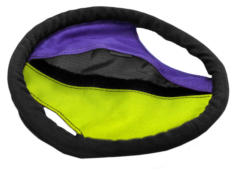 [Australia] - Doggone Good Flying Treat Tug Frisbee Buy Directly from Manufacturer Purple/Green 