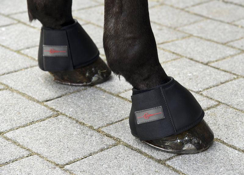 Protecto Overreach Boots Black 1 Pair thoroughbred - PawsPlanet Australia