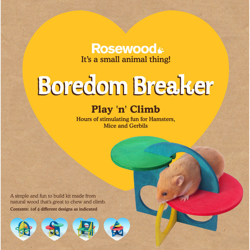 Rosewood Boredom Breaker Small Animal Activity Toy Play-n-Climb Kit single - PawsPlanet Australia