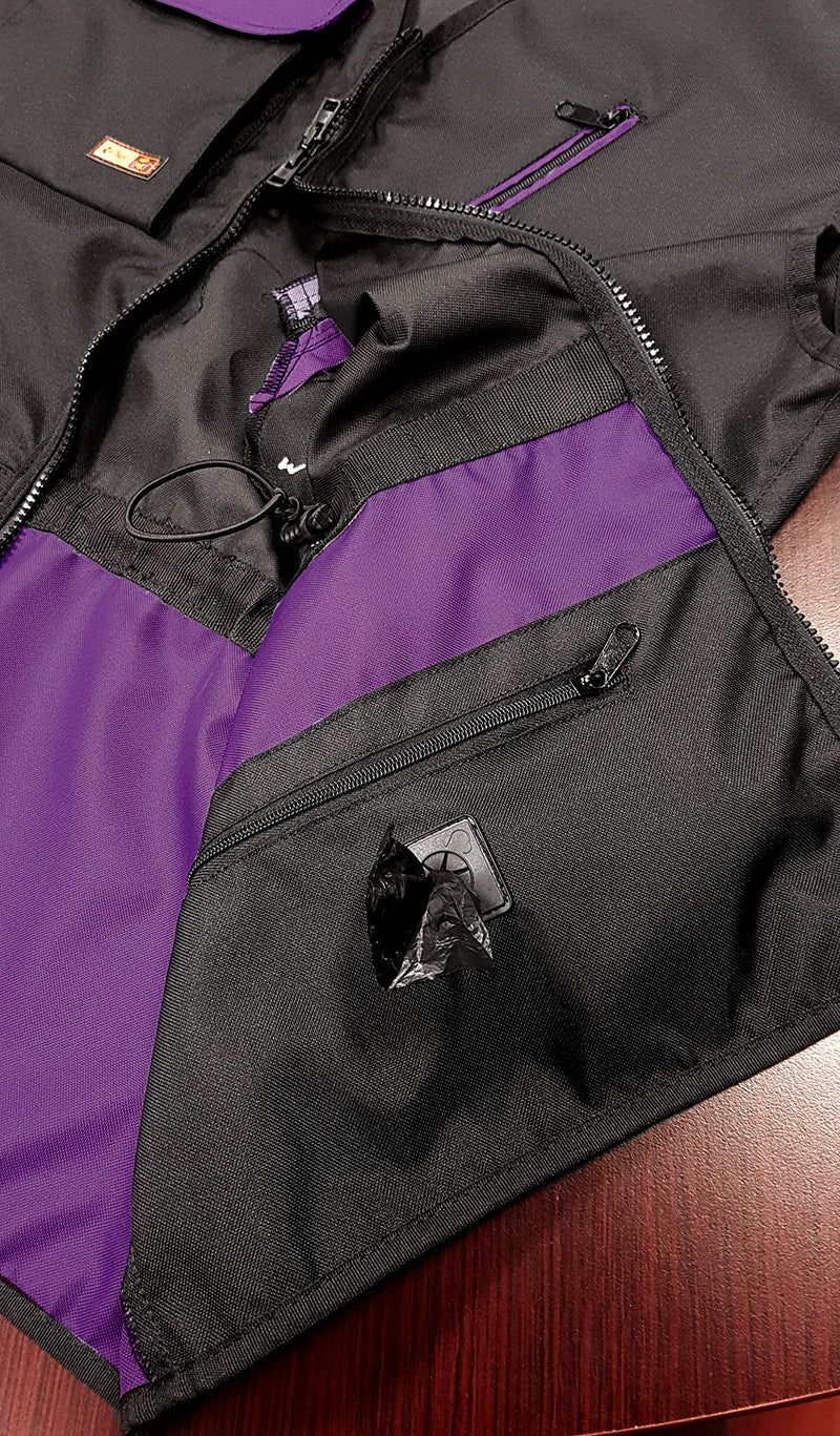 Dog Training Vest for Agility Dog Sports Waterproof Violet Vibes XS purple - PawsPlanet Australia