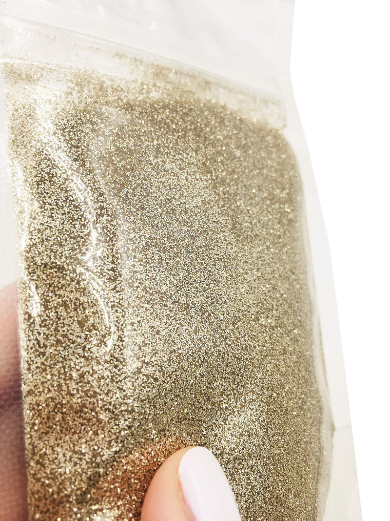 Extra Fine Biodegradable Glitter for Body Decoration, Cosmetics, Crafts, DIY Projects. Made from Plant Cellulose, Earth Friendly (1/4 Ounce, Bronze) 1/4 Ounce - PawsPlanet Australia