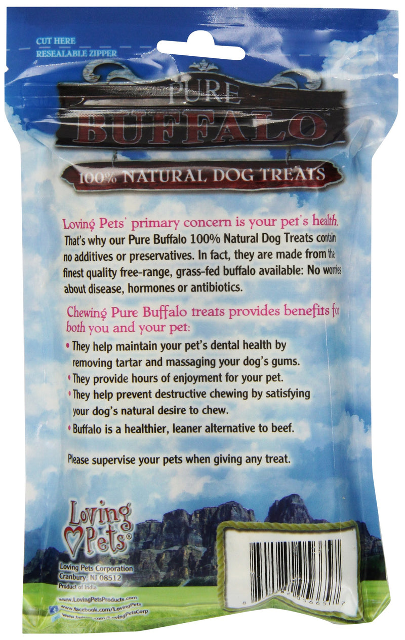 [Australia] - Loving Pets Pure Buffalo Pressed Bully Bone 6-Inch, 2 pieces/pack 