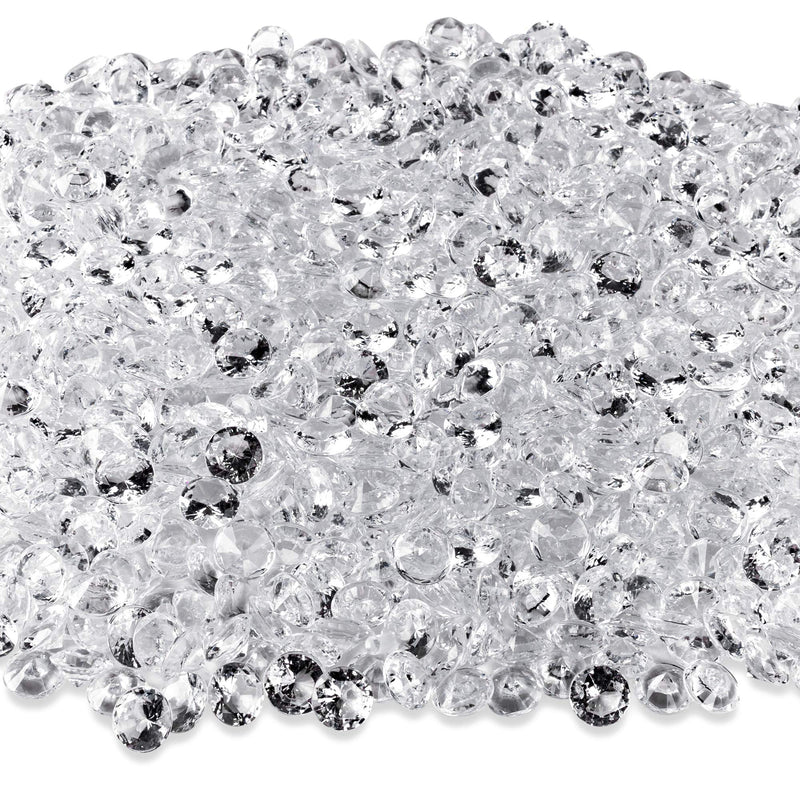 Diamond Table Confetti Party Toy Decorations for Weddings, Bridal Shower, Birthdays, Graduations, Home, and more. 800 COUNT, 4 Carat/8mm Jewels by Super Z Outlet - PawsPlanet Australia