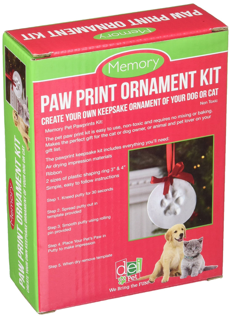 [Australia] - Santa's Lucky Dog Memory Paw Print Ornament Kit 