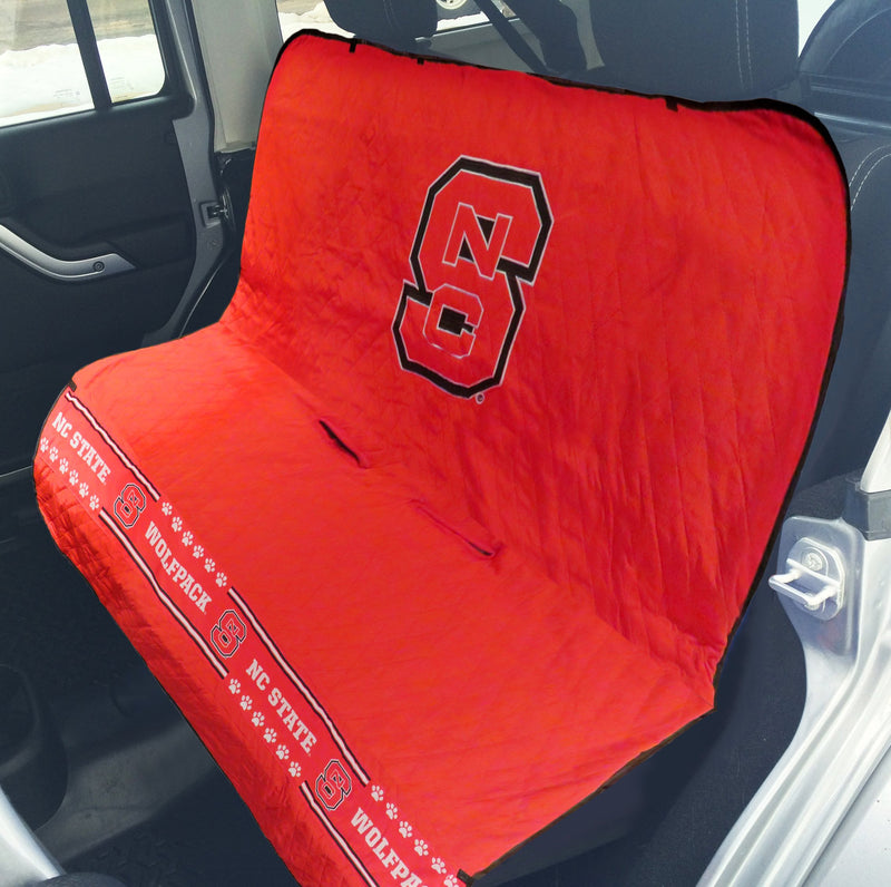 [Australia] - Pets First NCAA Collegiate PET Car Seat Cover - Available in 12 Teams NC State Wolfpack 