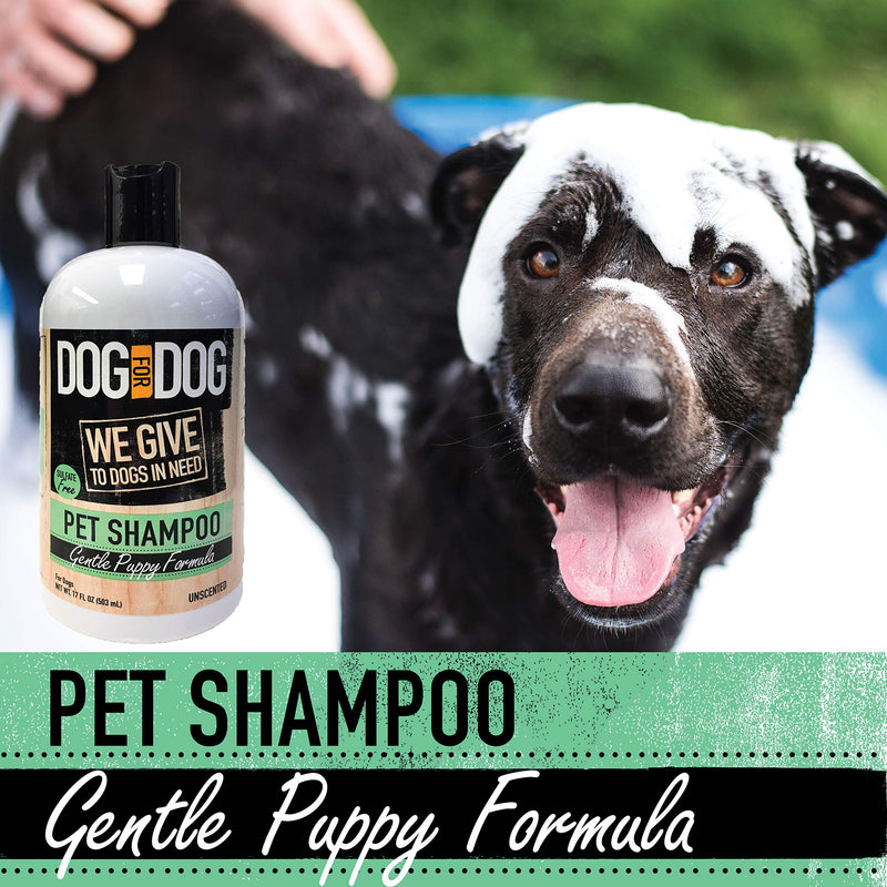 [Australia] - DOG for DOG Puppy Shampoo for Dogs - Nourishes Dog Hair, Skin with Gentle Puppy Formula - Unscented Pet Shampoo 1 Pack 