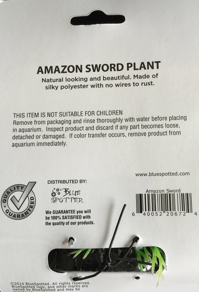 [Australia] - Blue Spotted Betta Plant, Amazon Sword Great for Betta Fish and Use Betta Leaf Pad & Betta Log 