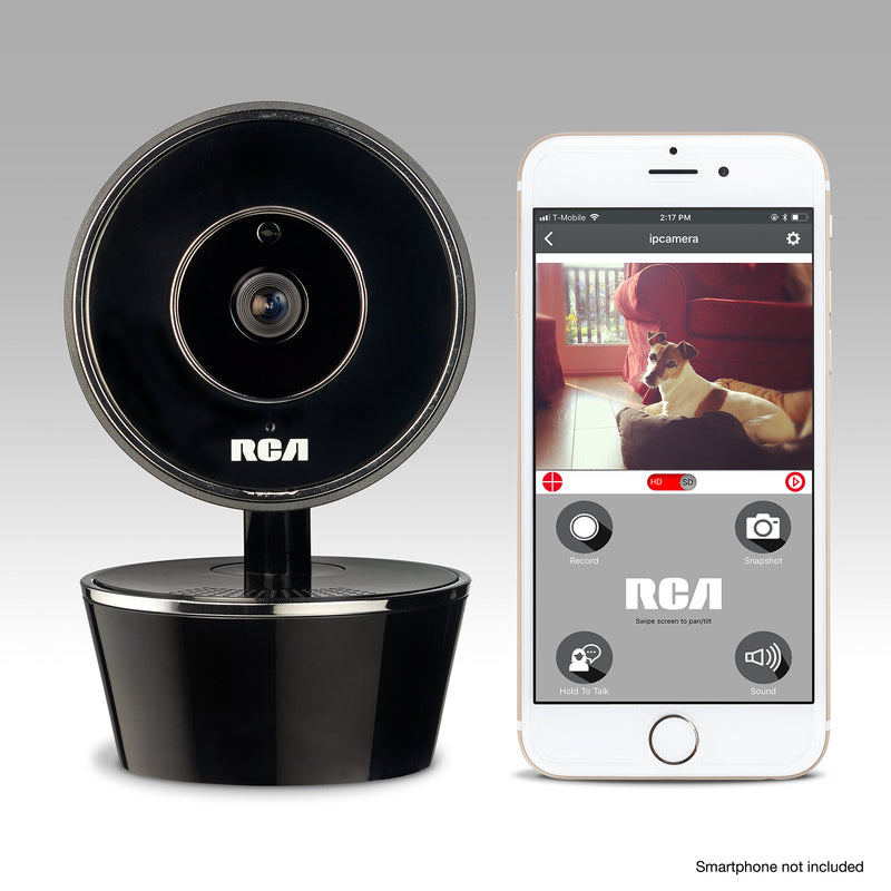 RCA Pet Camera for Dog & Cat Parents - WiFi Pet Security Camera with HD Video, 2 Way Audio, Night Vision, Motion & Sound Alerts & Phone App to Monitor & Talk to Your Pets, White, Small - PawsPlanet Australia