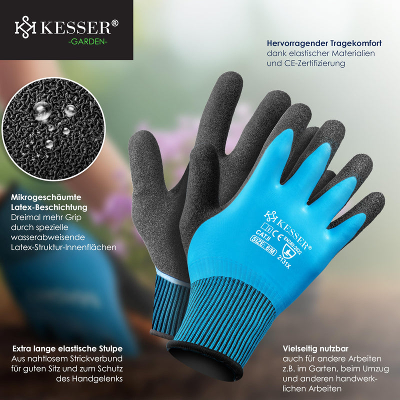 KESSER® Garden Bag 2x 500L Set of Leaf Bags Garden Waste Bags Including Gloves - Self-Standing 4 Handles Stable Robust & Foldable - Leaf Bags Lawn Cuttings Garden Bags for Garden Waste Green Cuttings Gray 2x 500 Liters - PawsPlanet Australia