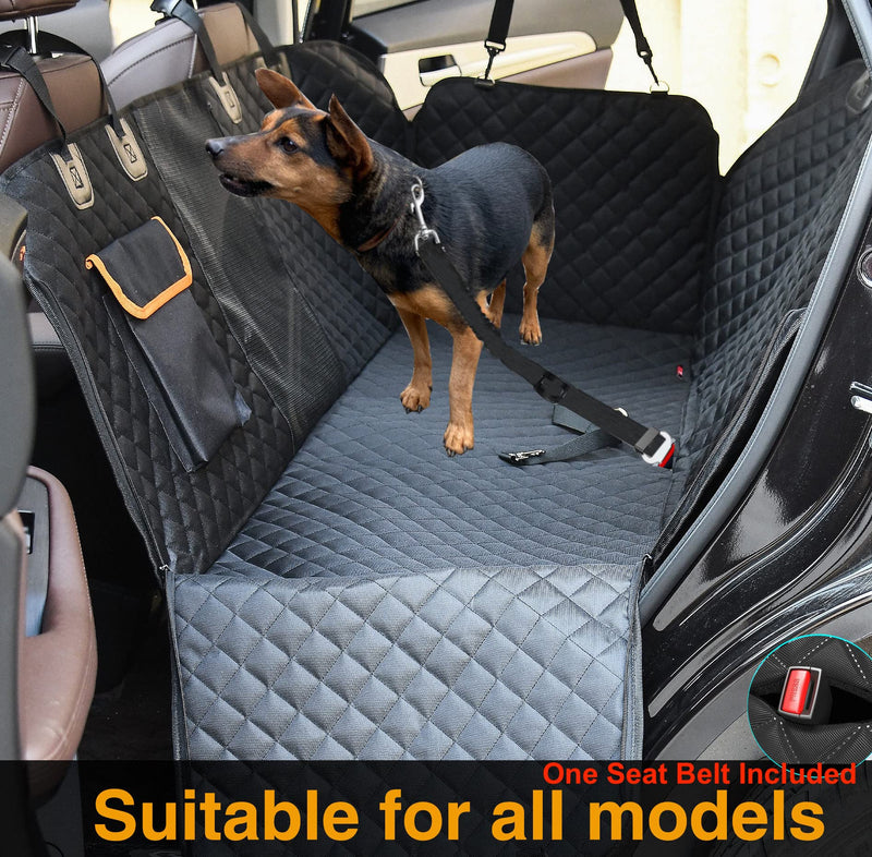 GoBuyer Dog Car Seat Cover Protector Liner for Car Boot and Back/Rear Seat - Waterproof & Non-slip (Hammock) Hammock - PawsPlanet Australia