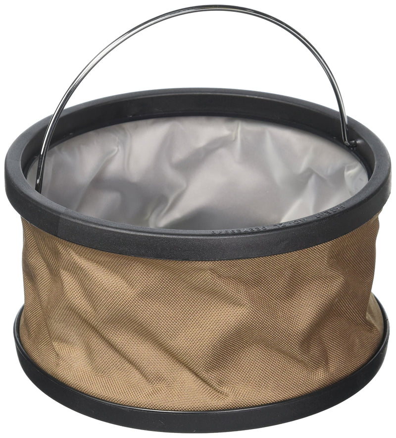 [Australia] - Pet Food Water Bowl Collapsible - 1.6 Quart Brown 