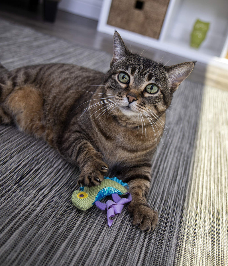 [Australia] - Petlinks HappyNip Catnip Cat Toys with Exciting Silvervine and Catnip Crinkle Chameleon 